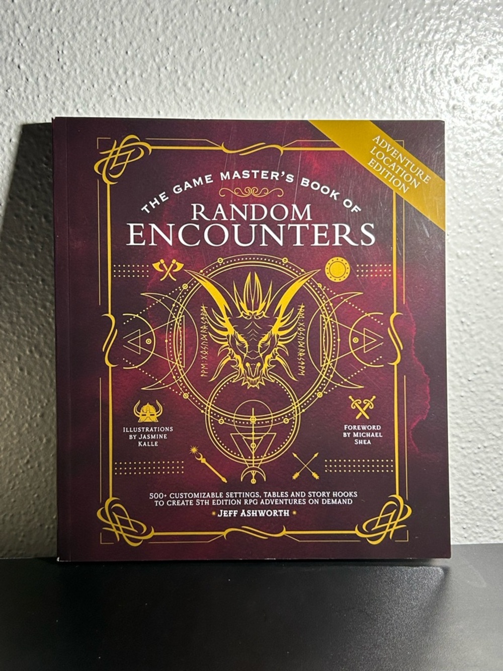 Random Encounters Game Master's Book - Purple & Gold